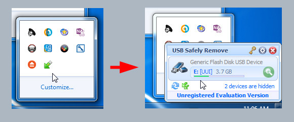 Windows Vista Safely Remove Hardware Icon
