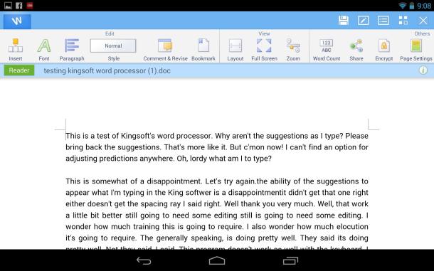 word writer for android