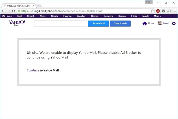 Начало майл. Как использовать облако yahoo. Error user blocked.